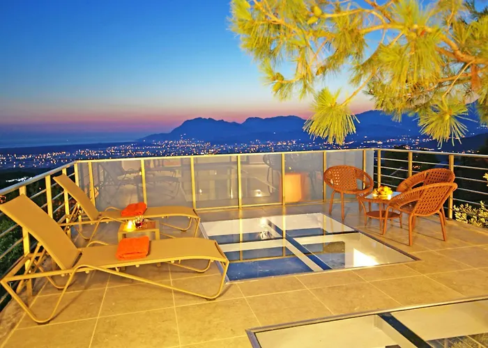 With A Private Heated Pool, Jacuzzi, Overlooking Spectacular Views Of The Sea Villa Kaş