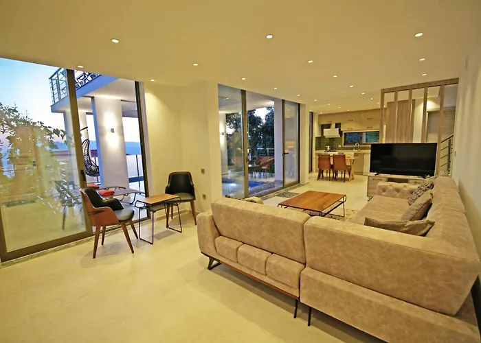 With A Private Heated Pool, Jacuzzi, Overlooking Spectacular Views Of The Sea Каш